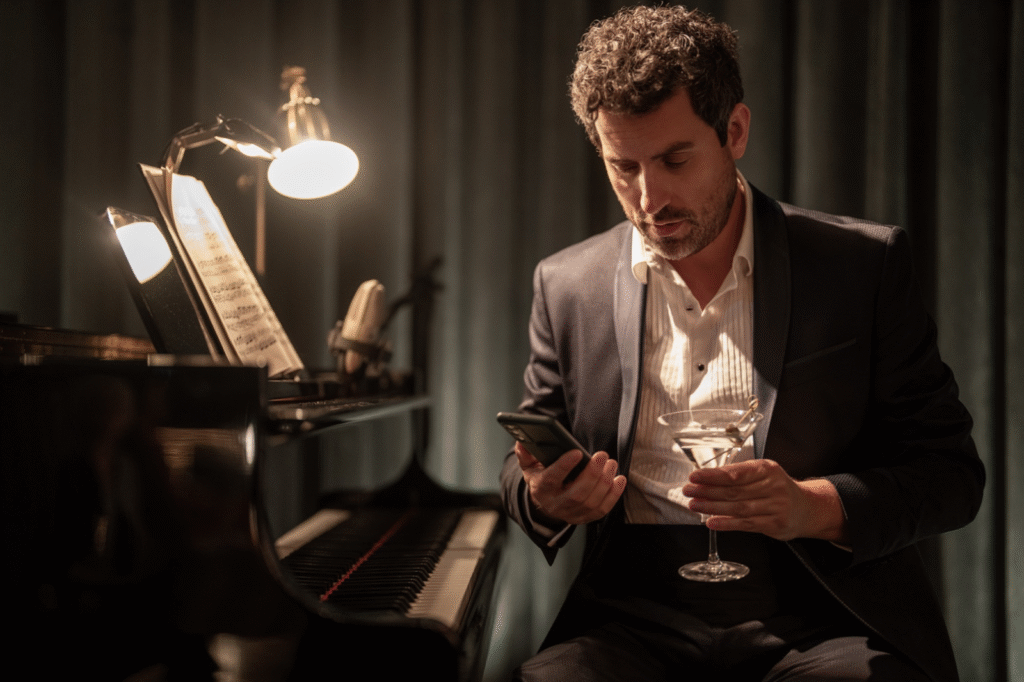 Drop (2025) piano guy.