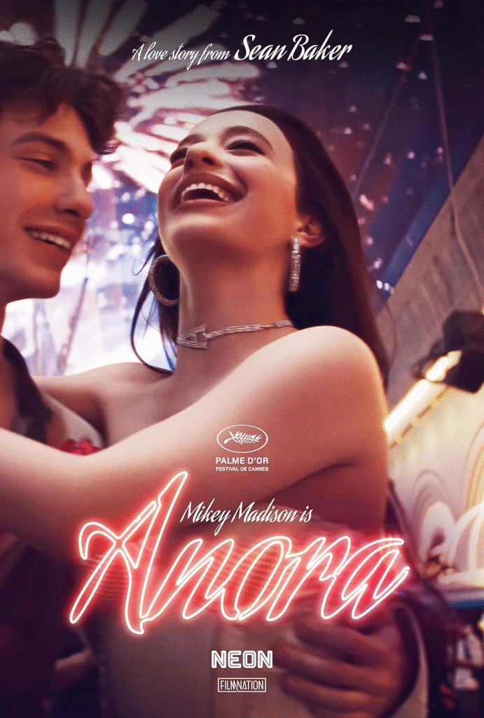 Anora: Movie poster.